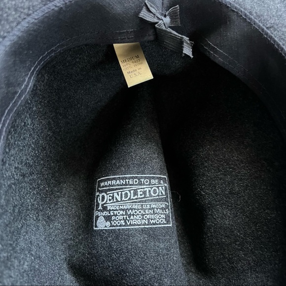 Pendleton Woolen Mills 100% Virgin Wool True VTG Outback Beaver Hats A199-703 M - Picture 4 of 4